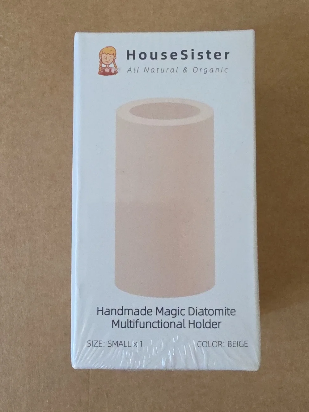HouseSister Natural Organic Handmade Diatomite Multifunctional Holder BEIGE